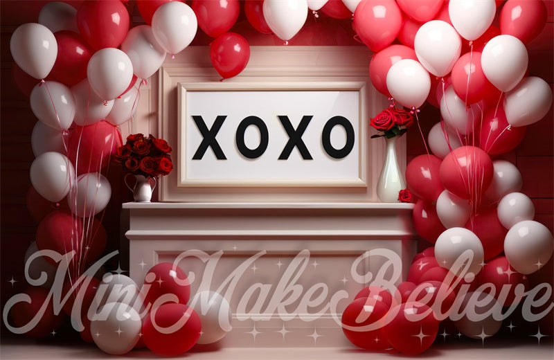 Kate Red Interior Bake Shop Backdrop Designed by Mini MakeBelieve