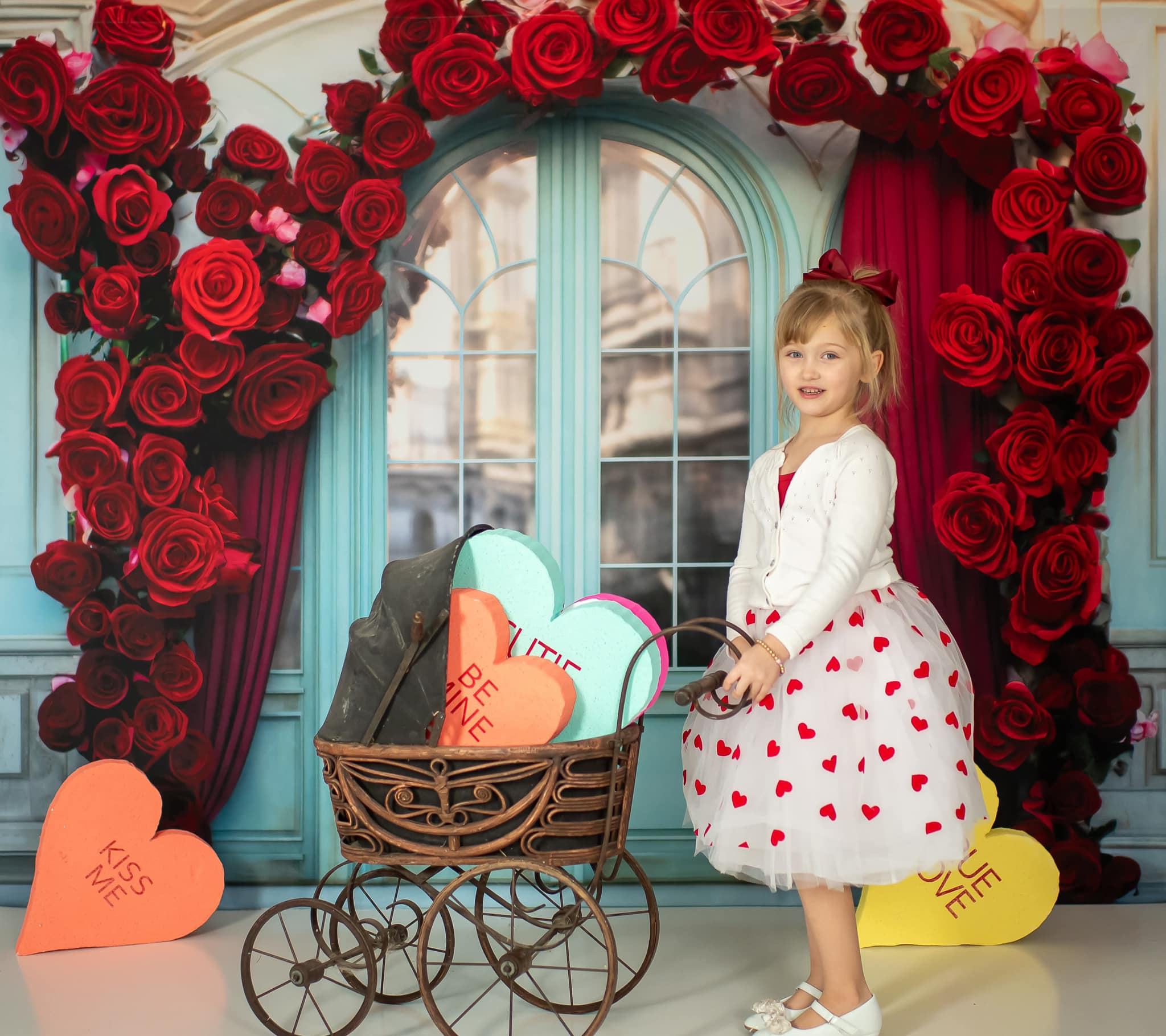 Kate Rose Exterior Wall Backdrop Designed by Mini MakeBelieve - Kate Backdrop AU