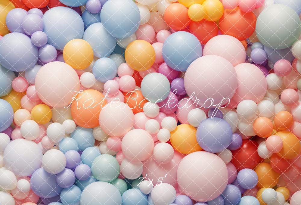 Kate Colorful Balloons Backdrop Designed by Emetselch