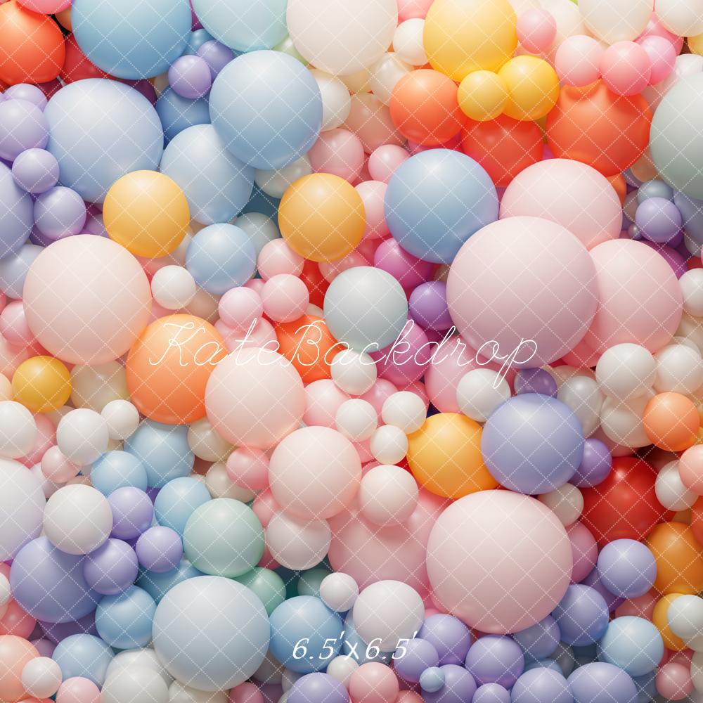 Kate Colorful Balloons Backdrop Designed by Emetselch - Kate Backdrop AU