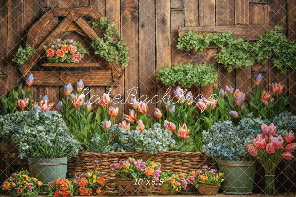 Kate Spring Flowers Garden Backdrop Designed by Emetselch