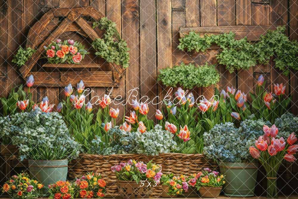 Kate Spring Flowers Garden Backdrop Designed by Emetselch - Kate Backdrop AU
