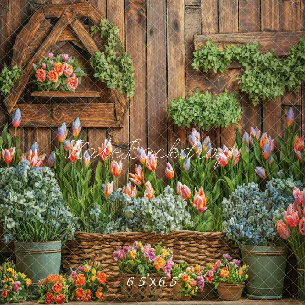 Kate Spring Flowers Garden Backdrop Designed by Emetselch - Kate Backdrop AU