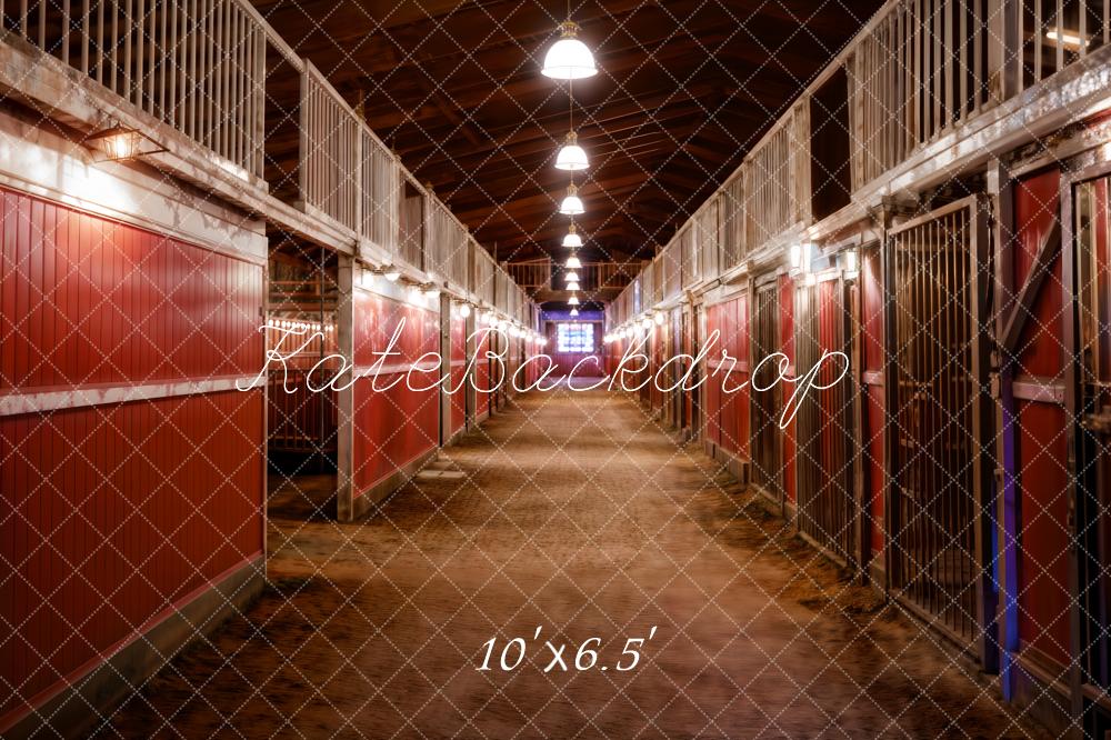 Kate Stable Interior Backdrop Designed by Chain Photography - Kate Backdrop AU