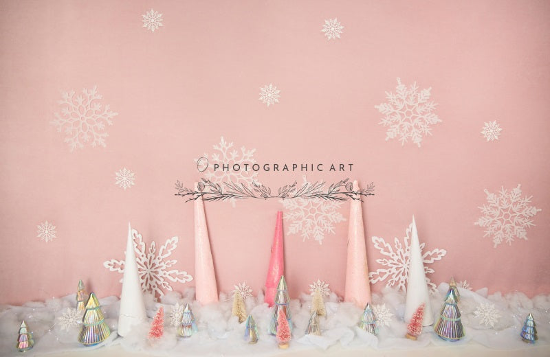 Kate Sparkly Winter Backdrop for Photography Designed by Jenna Onyia - Kate Backdrop AU