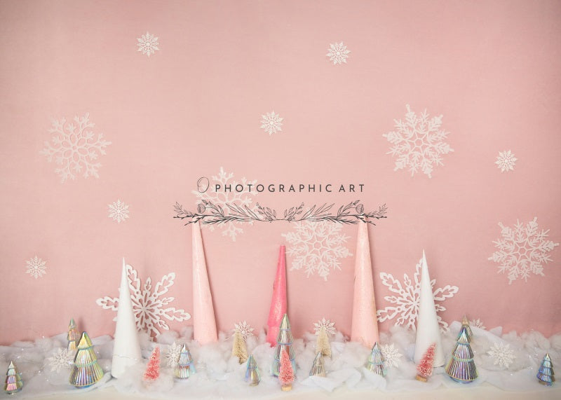 Kate Sparkly Winter Backdrop for Photography Designed by Jenna Onyia - Kate Backdrop AU