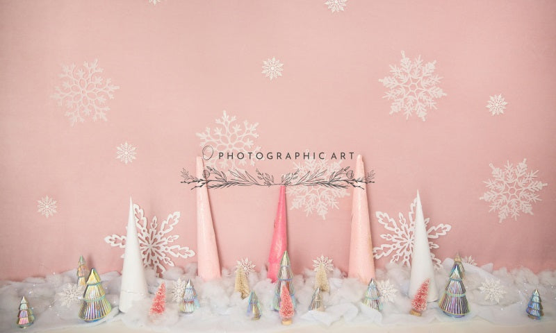 Kate Sparkly Winter Backdrop for Photography Designed by Jenna Onyia