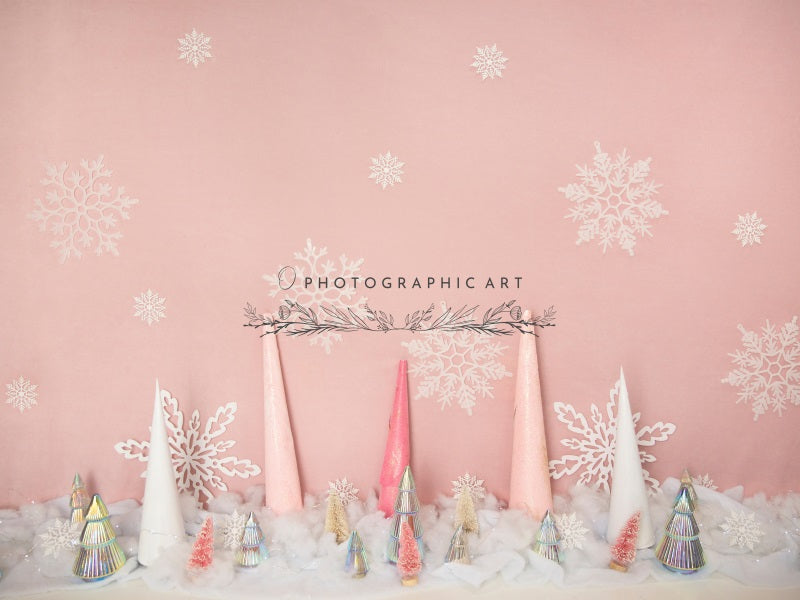 Kate Sparkly Winter Backdrop for Photography Designed by Jenna Onyia