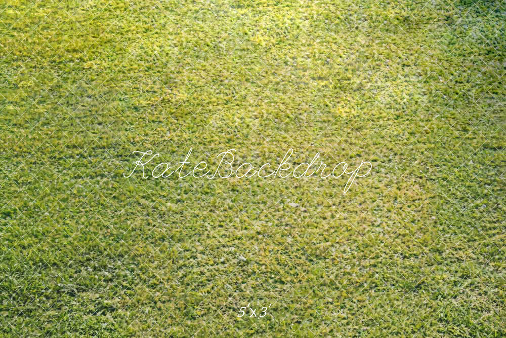 Kate Spring Green Grass Floor Backdrop Designed by Kate Image