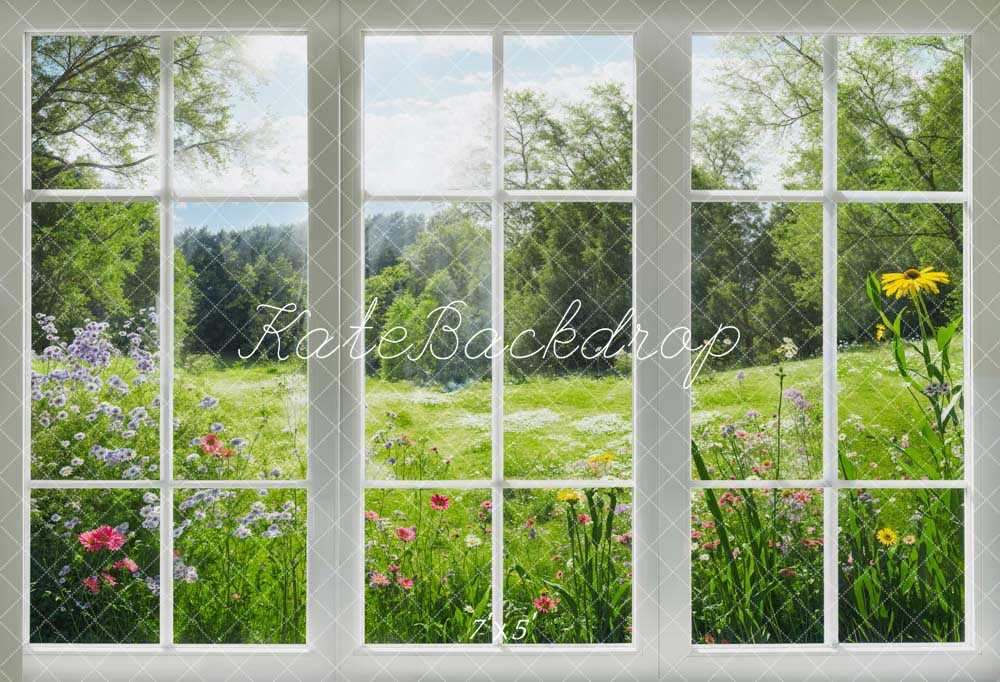 Kate Spring Window Scenery Backdrop Designed by Emetselch - Kate Backdrop AU