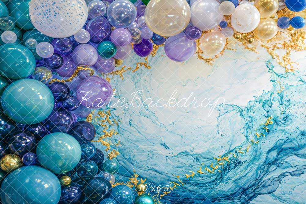 Kate Animated Colorful Balloons Backdrop Designed by Chain Photography