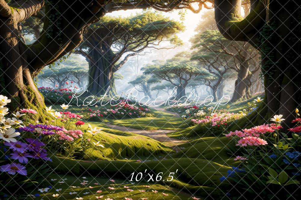 Kate Spring Sunshine Forest Flower Backdrop Designed by Chain Photography - Kate Backdrop AU