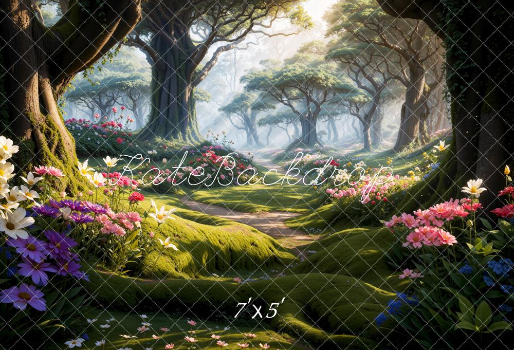 Kate Spring Sunshine Forest Flower Backdrop Designed by Chain Photography - Kate Backdrop AU
