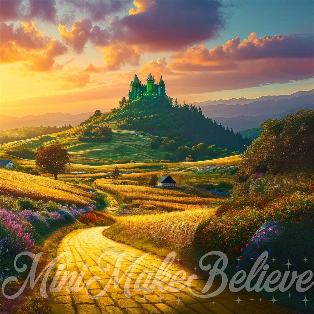 Kate Wicked Yellow Brick Road Backdrop Designed by Mini MakeBelieve - Kate Backdrop AU