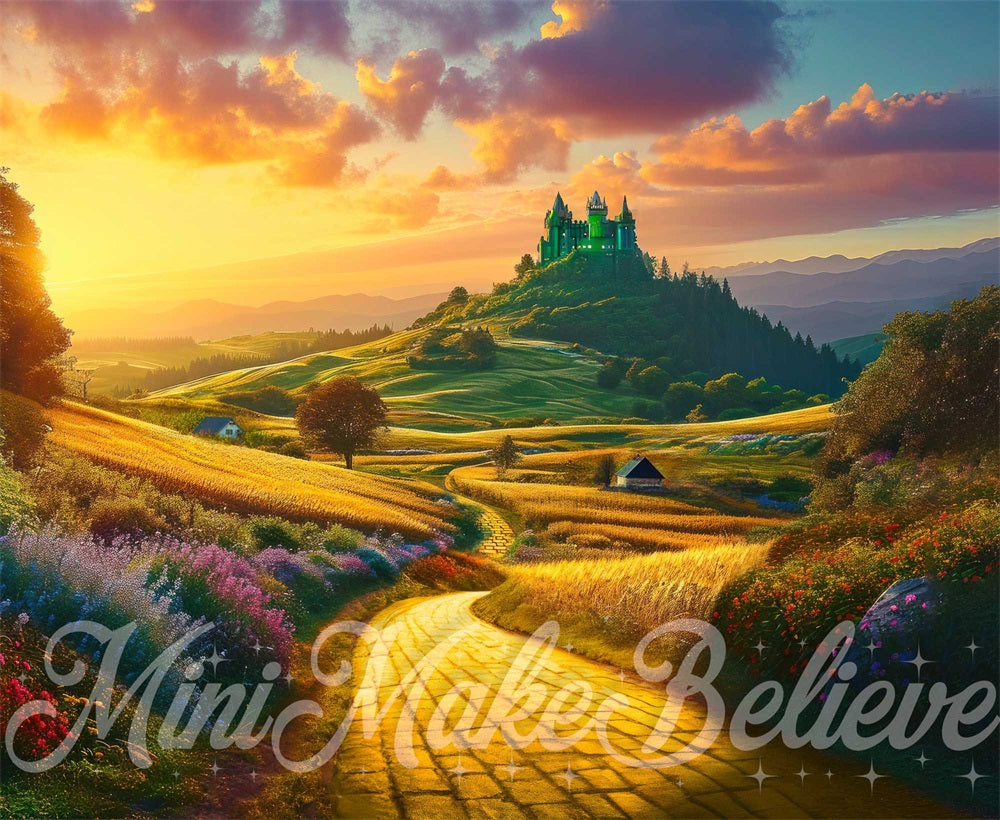 Kate Wicked Yellow Brick Road Backdrop Designed by Mini MakeBelieve - Kate Backdrop AU