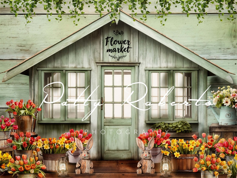 Kate Easter Flower Market Backdrop Designed by Patty Roberts