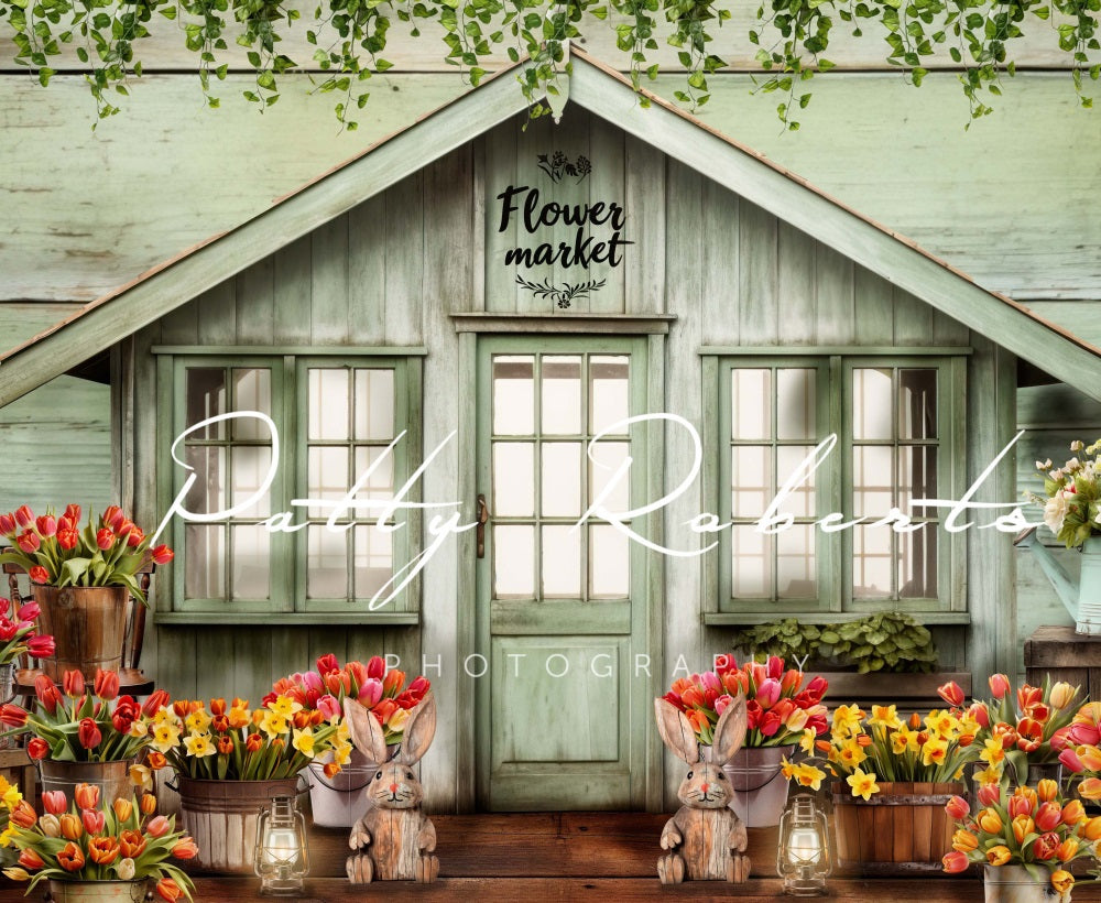 Kate Easter Flower Market Backdrop Designed by Patty Roberts