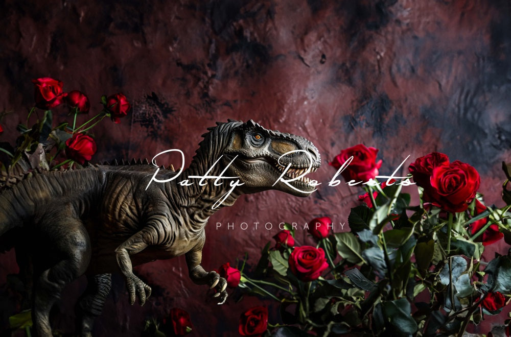 Kate Valentines Day T-rex Backdrop Designed by Patty Roberts