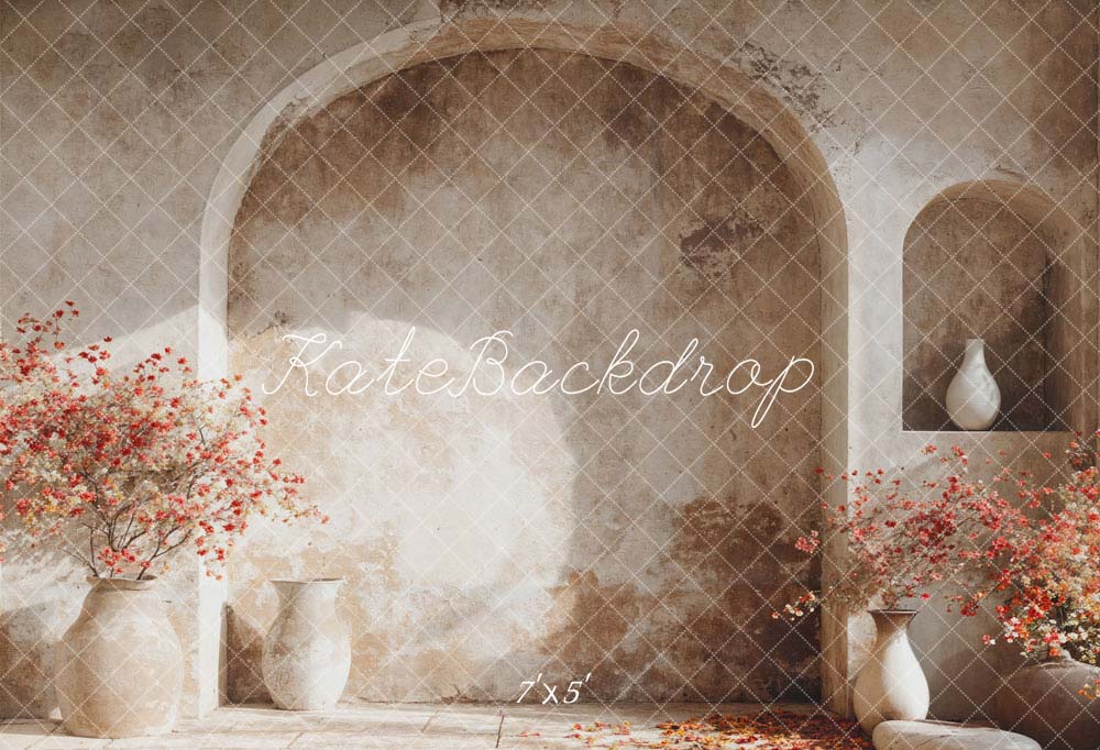 Kate Spring Modern Style Flower Pot Arch Wall Backdrop Designed by Emetselch