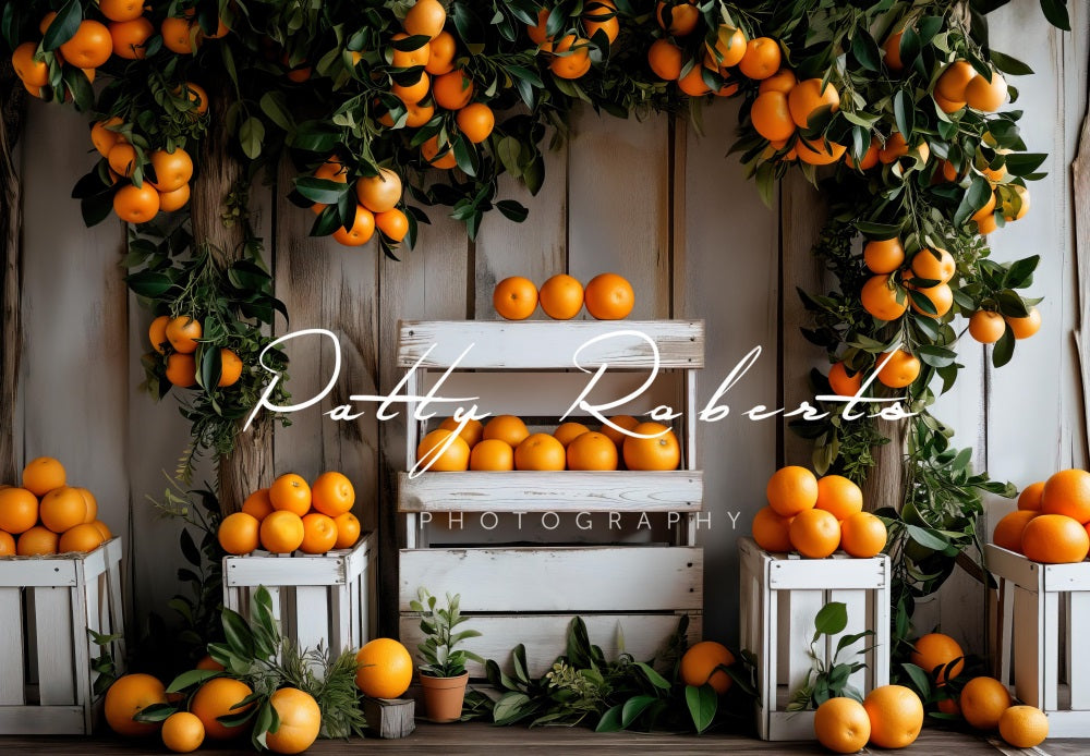 Kate Oranges Stand Backdrop Designed by Patty Robertss - Kate Backdrop AU