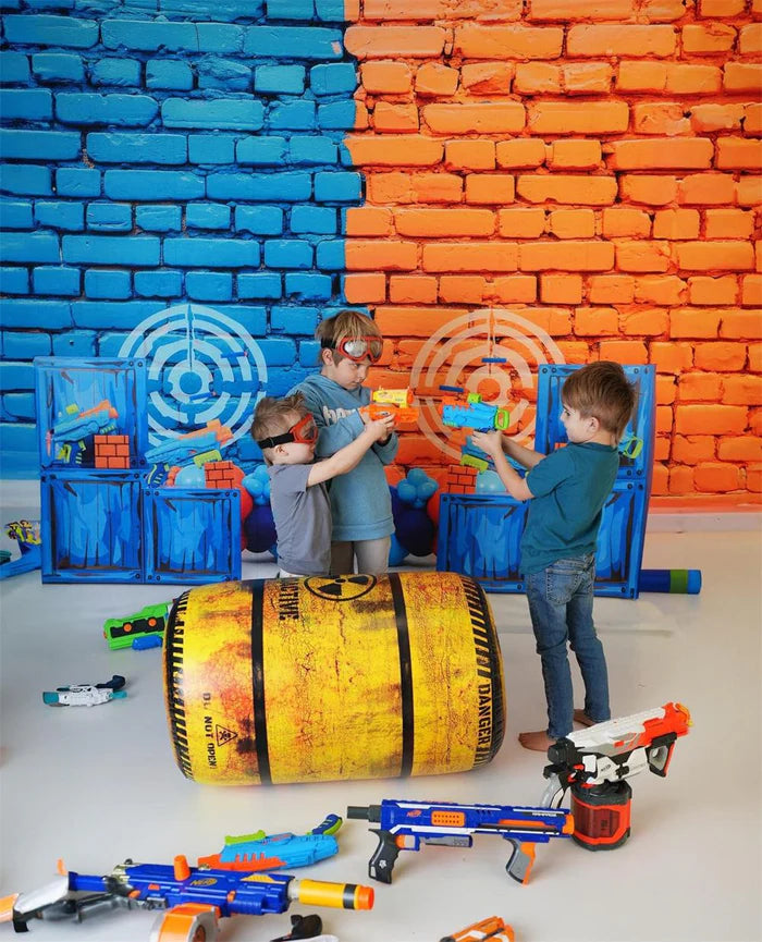 Kate Foam Darts Backdrop Designed by Mini MakeBelieve