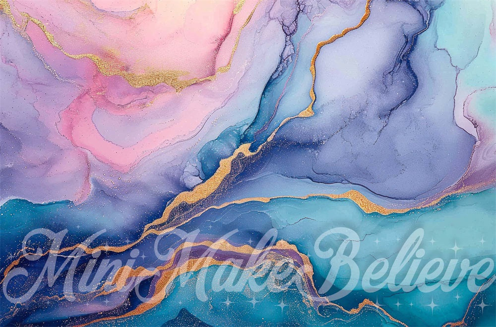 Kate Pastel Marble Backdrop Designed by Mini MakeBelieve - Kate Backdrop AU