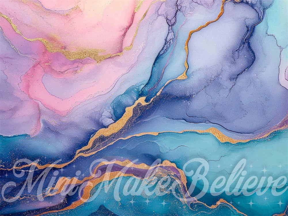 Kate Pastel Marble Backdrop Designed by Mini MakeBelieve - Kate Backdrop AU