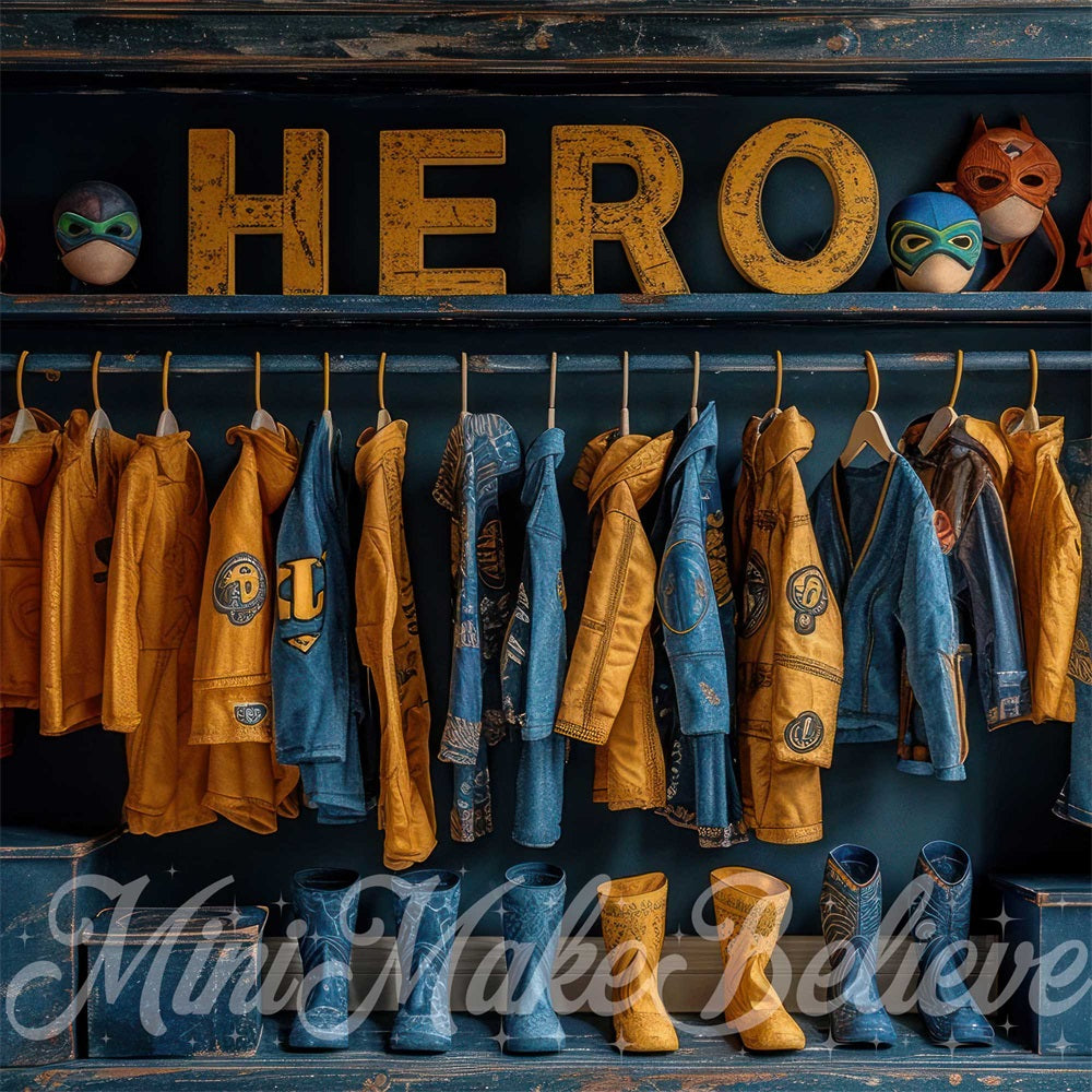 Kate Hero Closet Backdrop Designed by Mini MakeBelieve - Kate Backdrop AU