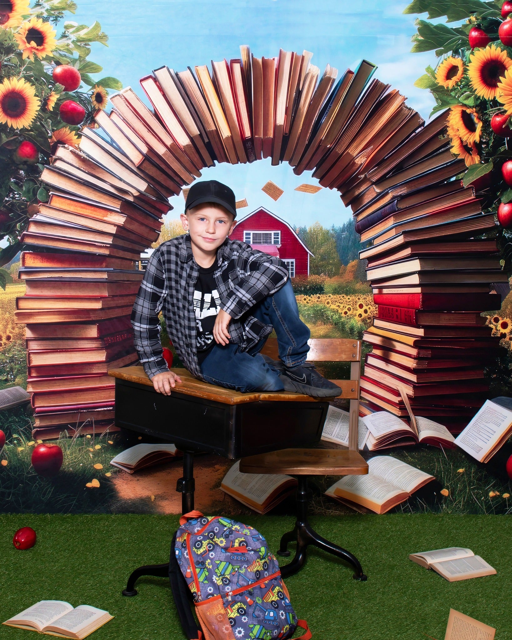 Kate Exterior Book Arch Backdrop for Photography