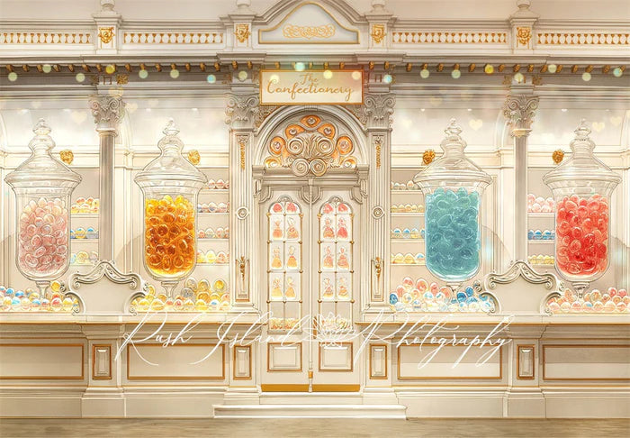 Kate Art Painting Colourful Candy Shop Backdrop Designed by Laura Bybee