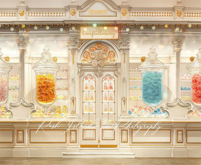 Kate Art Painting Colourful Candy Shop Backdrop Designed by Laura Bybee