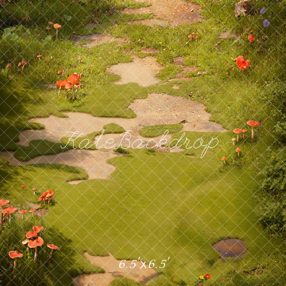 Kate Mushroom Meadow Floor Backdrop Designed by Kate Image - Kate Backdrop AU