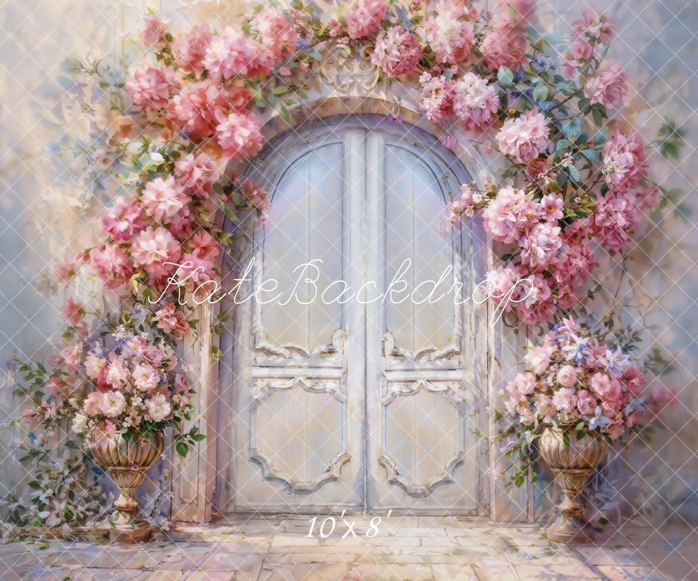 Kate Spring Flowers Mother's Day Arch Backdrop Designed by GQ