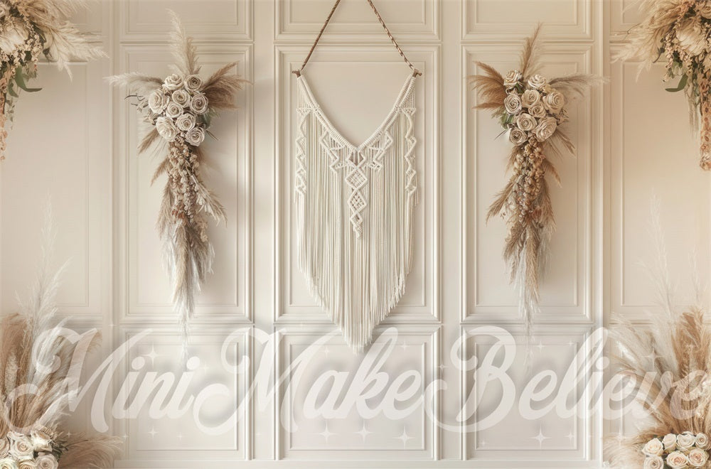 Kate Mother's Day Backdrop White Wall Designed by Mini MakeBelieve - Kate Backdrop AU