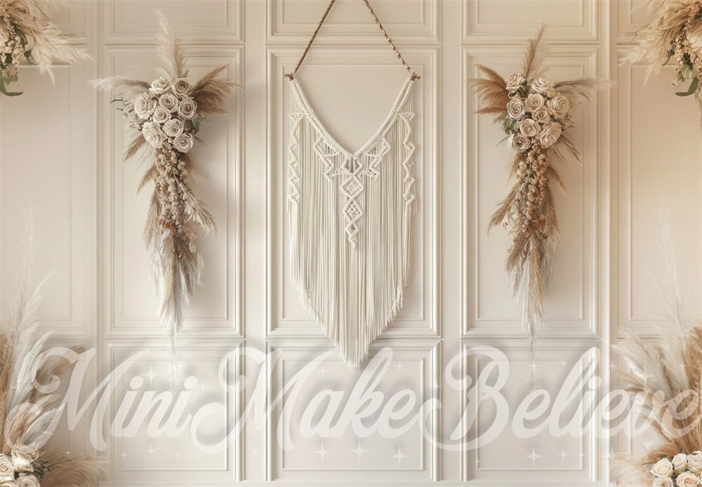 Kate Mother's Day Backdrop White Wall Designed by Mini MakeBelieve - Kate Backdrop AU