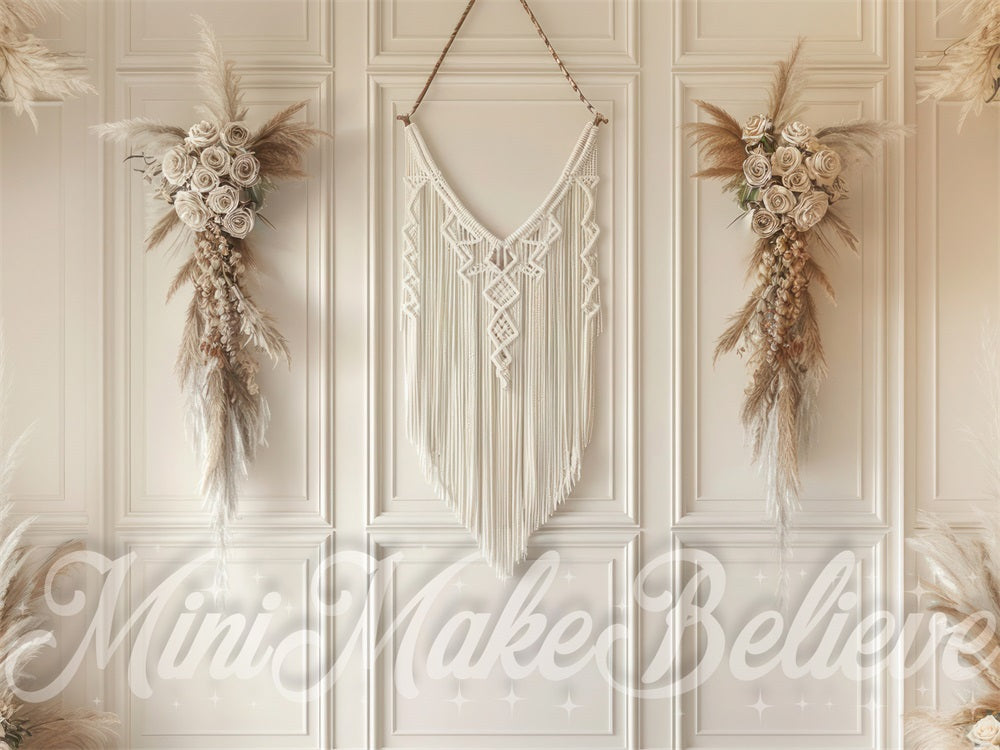 Kate Mother's Day Backdrop White Wall Designed by Mini MakeBelieve - Kate Backdrop AU