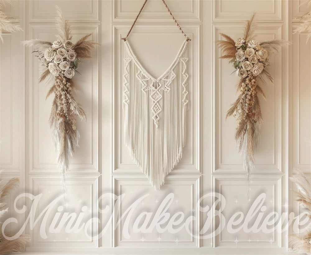 Kate Mother's Day Backdrop White Wall Designed by Mini MakeBelieve - Kate Backdrop AU
