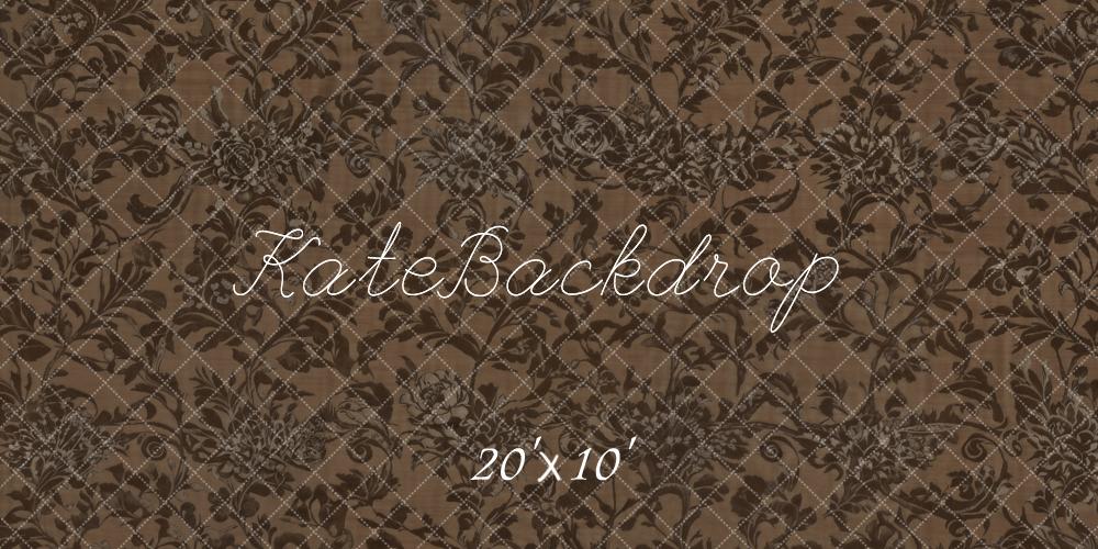 Kate Brown Pattern Floor Backdrop Designed by Kate Image