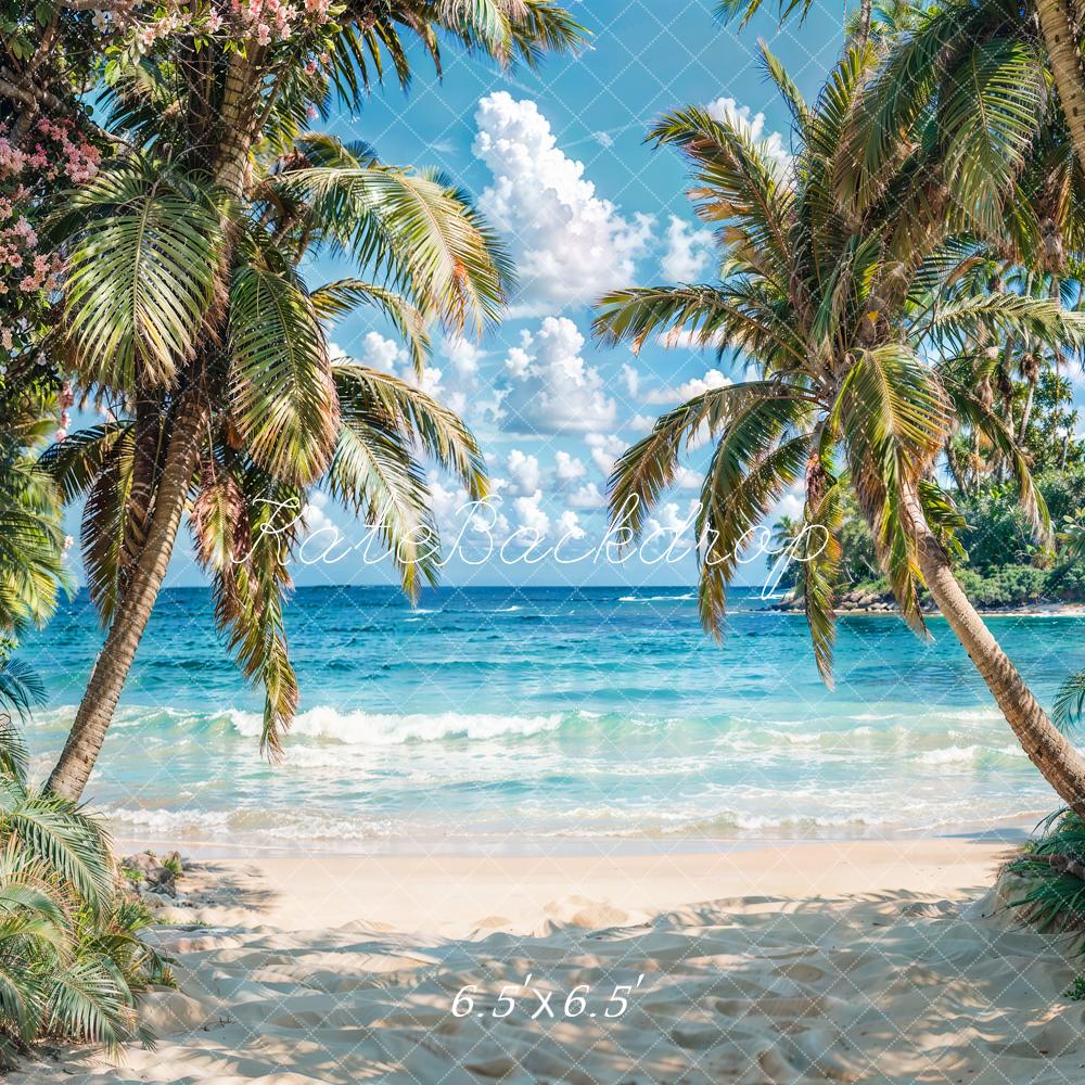 Kate Summer Sea Beach Wave Backdrop Designed by Emetselch - Kate Backdrop AU
