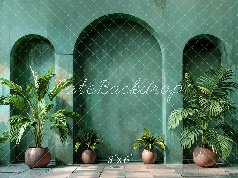 Kate Summer Green Plant Arch Backdrop Designed by Emetselch