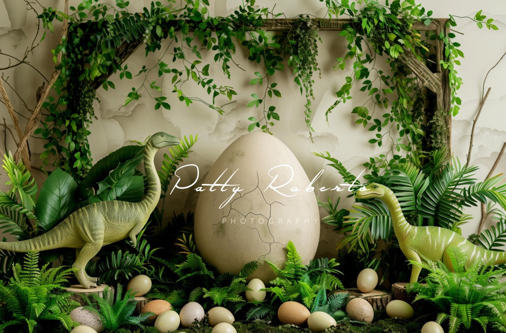 Kate Dinosaur Hatching Egg Backdrop Designed by Patty Robert - Kate Backdrop AU