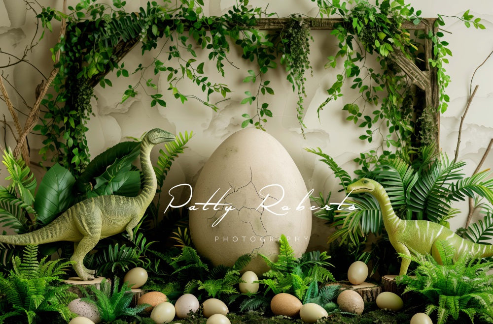 Kate Dinosaur Hatching Egg Backdrop Designed by Patty Robert - Kate Backdrop AU
