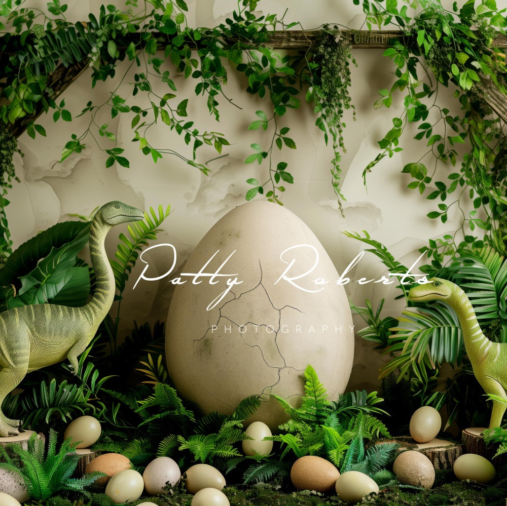 Kate Dinosaur Hatching Egg Backdrop Designed by Patty Robert - Kate Backdrop AU