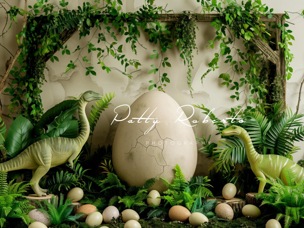Kate Dinosaur Hatching Egg Backdrop Designed by Patty Robert - Kate Backdrop AU