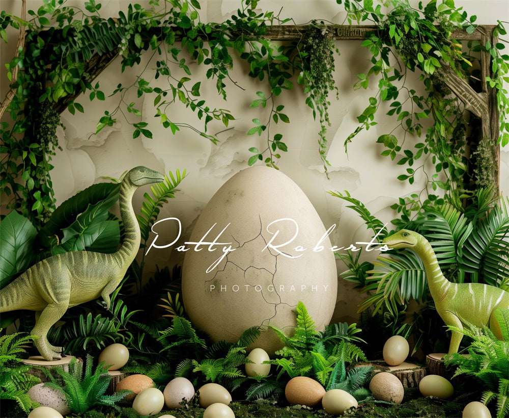 Kate Dinosaur Hatching Egg Backdrop Designed by Patty Robert - Kate Backdrop AU