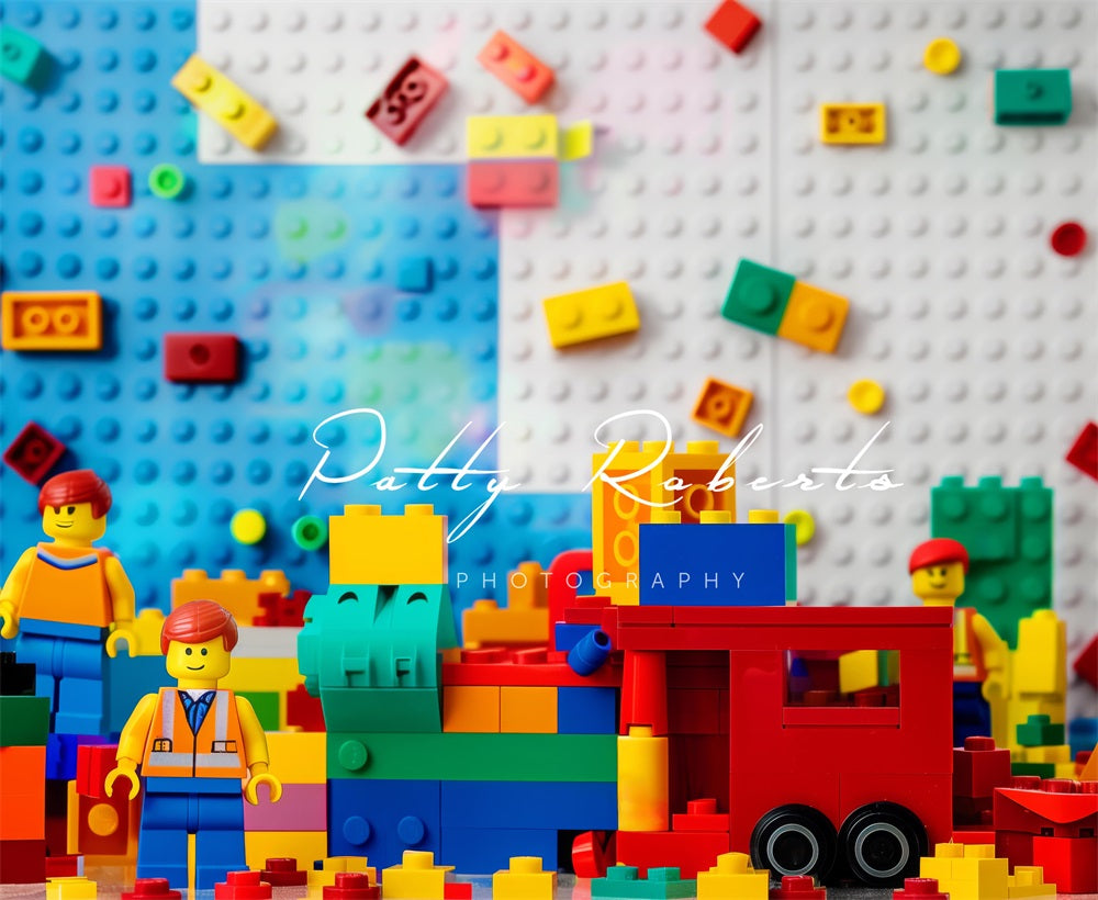 Kate Lego City Backdrop Designed by Patty Robert