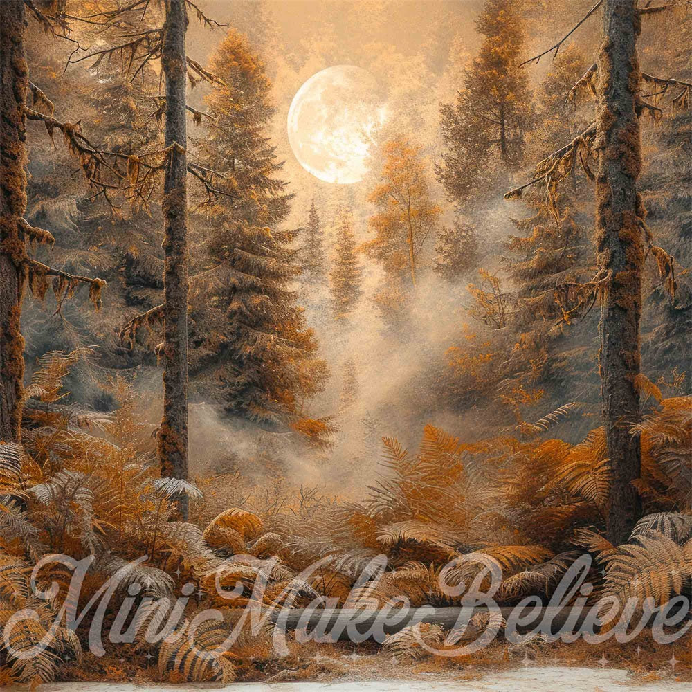 Kate Brown Woods Autumn Backdrop Designed by Mini MakeBelieve - Kate Backdrop AU