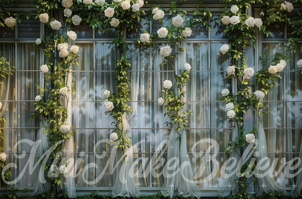 Kate Exterior Spring Flower Backdrop Designed by Mini MakeBelieve - Kate Backdrop AU