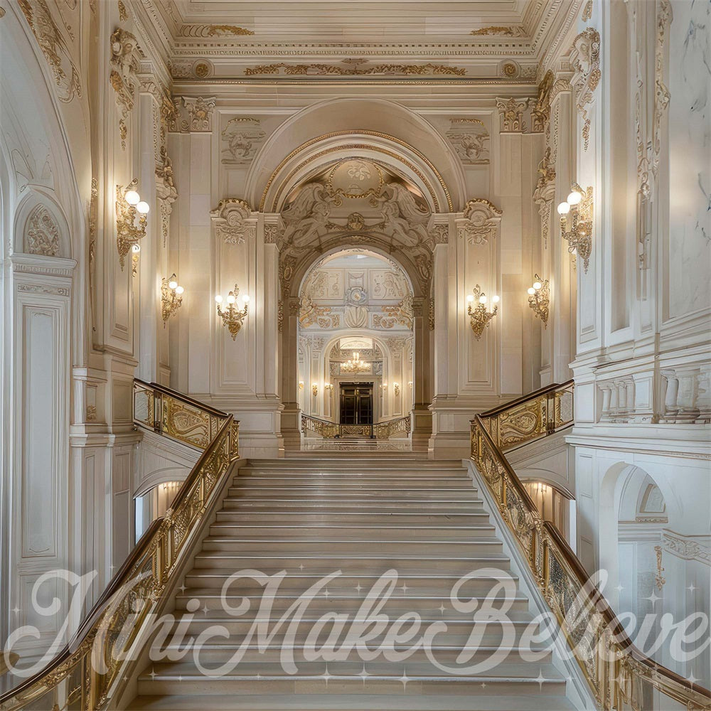 Kate Spring Marble Steps Indoor Backdrop Designed by Mini MakeBelieve - Kate Backdrop AU