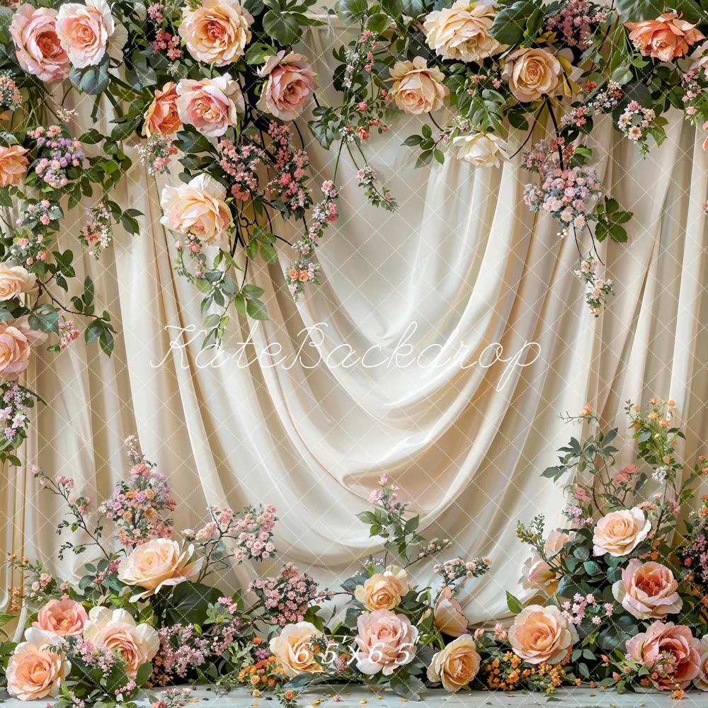 Kate Spring Colorful Flower Backdrop Designed by Emetselch